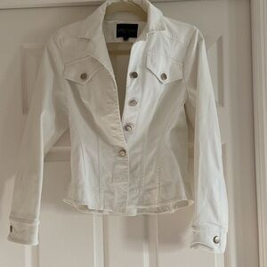 Etcetera Women's white Jean Jacket